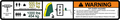 JLG 1001125175 Decal Dual Capacity Ansi Plf