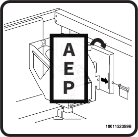 JLG 1001132359 Decal Control Box Locate