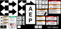 JLG 1001198652 Decal Kit Service E300A Aj Ajp Dec