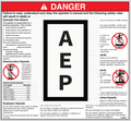 Genie 114386 DECAL,DANGER-GEN SAFETY