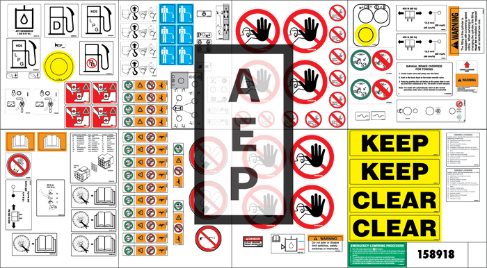 Skyjack 158918 Decal Kit Sjrt 8831 8841