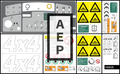 Skyjack 160626 Decal Kit Sj 61 66T Ansi