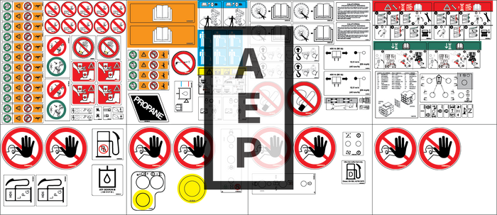 Skyjack 166327 Decal Kit 88X1 Ansi Csa