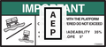 JLG 1703696, DECAL, GRADEABILITY