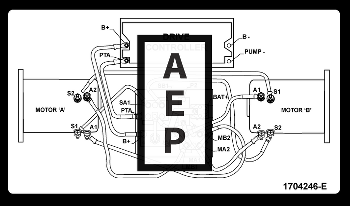 JLG 1704246 Decal Wiring Diagram