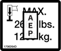 JLG 1706264 Decal Pad Load