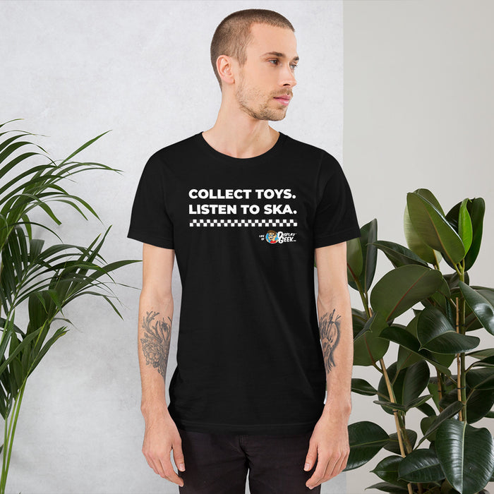 2020 Collect Toys. Listen to Ska. Display Geek - Short-Sleeve Unisex T-Shirt - Display Geek