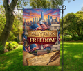 250 Years of Freedom Patriotic-12 × 18 Garden Flag (Single-Sided)
