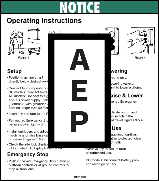 Genie 31067 Notice-Oper.Instruct-Awp