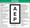 Genie 52073 Notice-Oper Inst-Plat