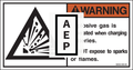 Upright 66552-000-00 Decal, Hydr Gas Upright