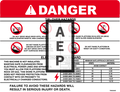 Skyjack 700026 Decal Danger