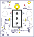 Skyjack 706366 Decal Control Panel