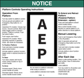 Genie 72840 Notice Operate Inst-Plat
