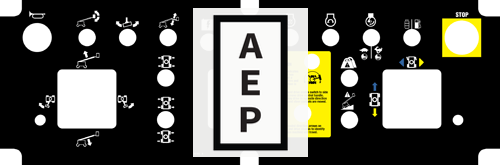 82762 Decal,Plat Control Panel,S80 For Genie