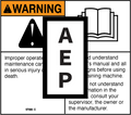 Genie 97666 Warn-Read Manual