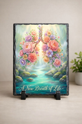 A New Breath of Life Floral Photo Slate