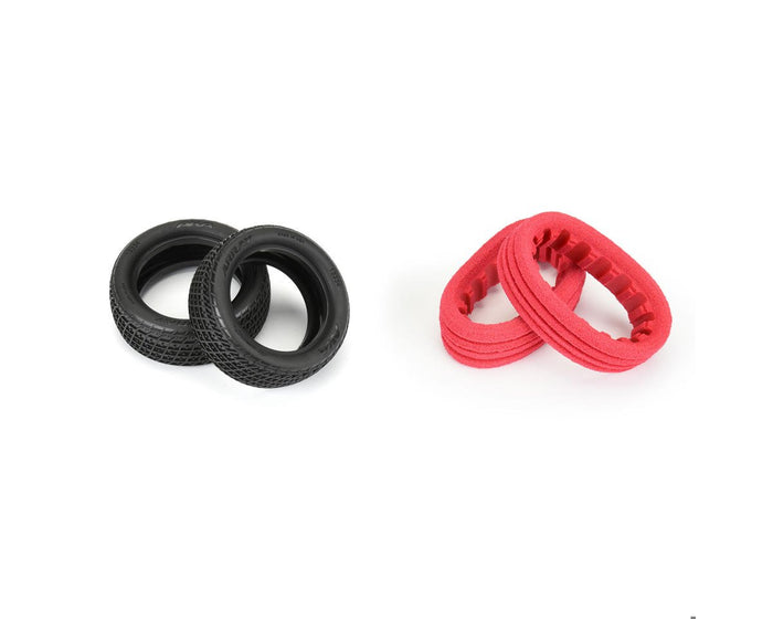 AKA Array 2.2" 2WD Front Buggy Dirt Oval Tires (2) (Super Soft)
