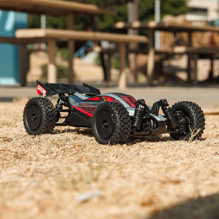 ARRMA TYPHON GROM 223S BLX – chassis view without body shell