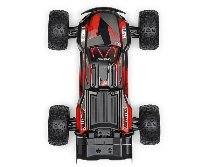 Arrma Mini Kraton 3S BLX 4X4 1/16 RTR Brushless Speed Monster Truck (Black/Red) w/2.4GHz Radio