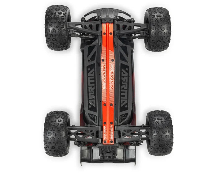 Arrma Mini Kraton 3S BLX 4X4 1/16 RTR Brushless Speed Monster Truck (Black/Red) w/2.4GHz Radio