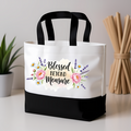 Blessed Beyond Measure Floral Tote Bag