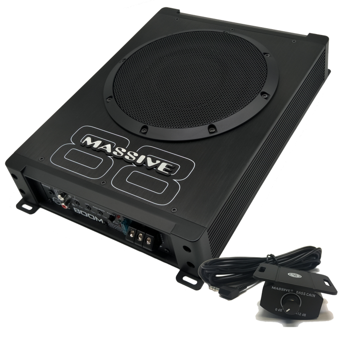 200 Watts RMS Hideaway Under Seat Powered Subwoofer