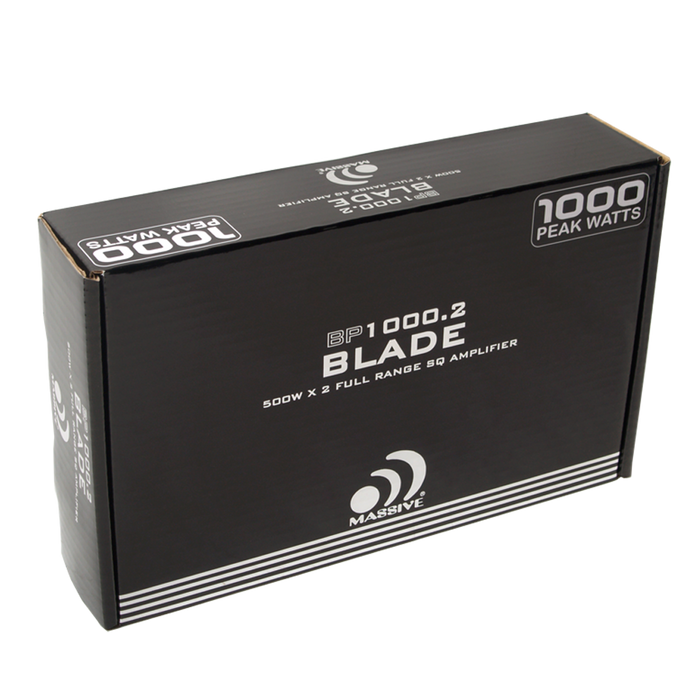 BP1000.2 - 160 Watts RMS x 2 @ 4 Ohm 2 Channel Amplifier