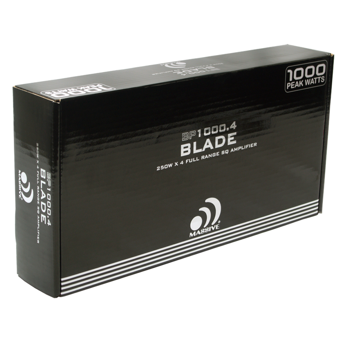 BP1000.4 V2- 80 Watts RMS x 4 @ 4 Ohm 4 Channel Amplifier