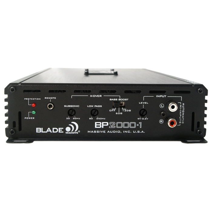 BP2000.1 - 1000 Watts RMS x 1 @ 1 Ohm Digital Mono Amplifier