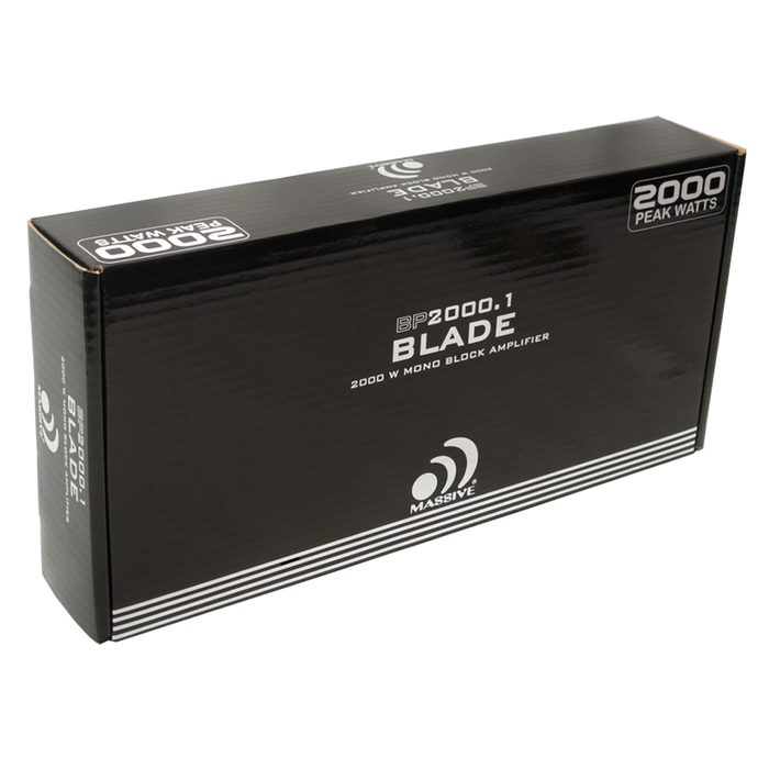 BP2000.1 - 1000 Watts RMS x 1 @ 1 Ohm Digital Mono Amplifier