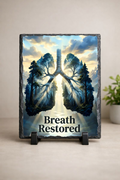 Breath Restored Inspirational Photo Slate