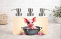 Cute Pig Bath Soap Dispenser – Farmhouse Bathroom Decor