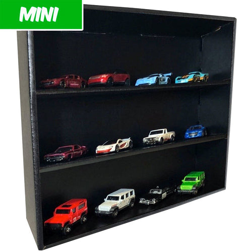 (DISCONTINUED) MINI - Display Case for Hot Wheels, Wall Mountable & Stackable, Corrugated Cardboard