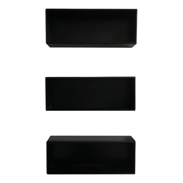 (DISCONTINUED) WRAITH REAPER - 3 Single Row Display Cases for Berserker Black Market, Wall Mountable & Stackable Designer Toy Shelf (Cardboard)