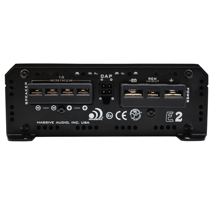 E2 - 800 Watts RMS x 1 @ 1 Ohm Mono Block Amplifier