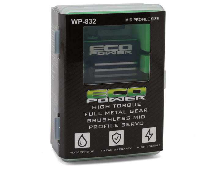 EcoPower WP-832 Mid Profile High Torque Brushless Servo