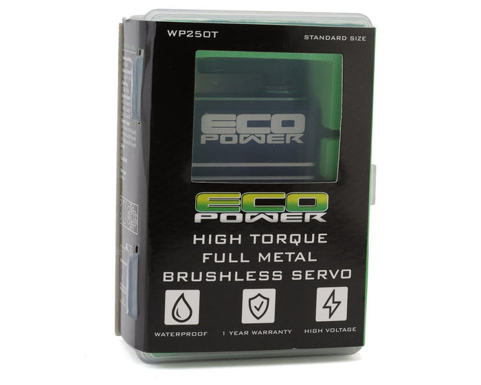 EcoPower WP250T Waterproof MEGA Torque Metal Gear/Metal Case Servo