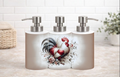 Elegant Rooster Farmhouse Soap & Lotion Dispenser – 18 oz