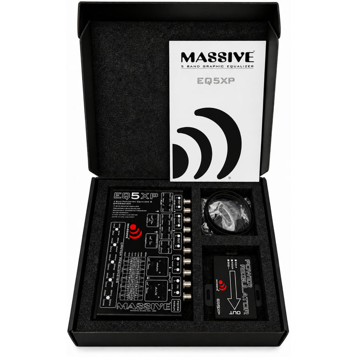 EQ5XP - 5 Band Car Audio Parametric Equalizer / Crossover Signal Processor