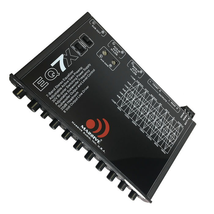 EQ7X - 7 Band Car Audio Graphic Equalizer