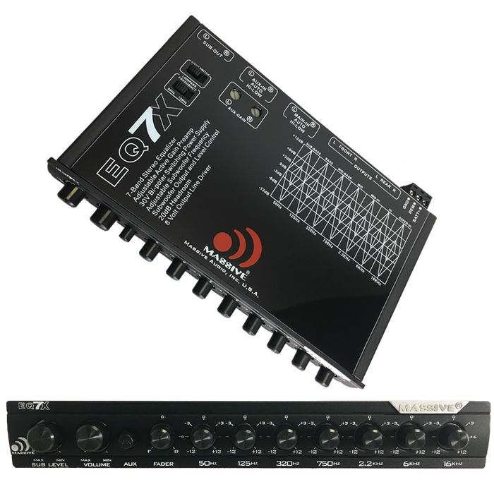 EQ7X - 7 Band Car Audio Graphic Equalizer