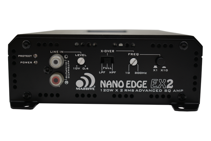 EX2 - 120 Watts RMS x 2 @ 4 Ohm 2 Channel Amplifier