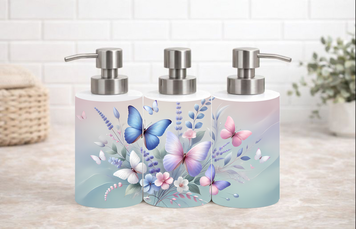 Floral Butterfly Bouquet (Richer Pastels)
