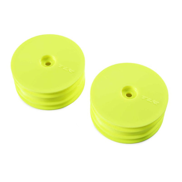 Front Buggy 2.2 Wheels, 12mm Hex, Yellow (2): 22X-4