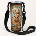 Fueled by Coffee & Poor Decisions over-the-shoulder tumbler bag