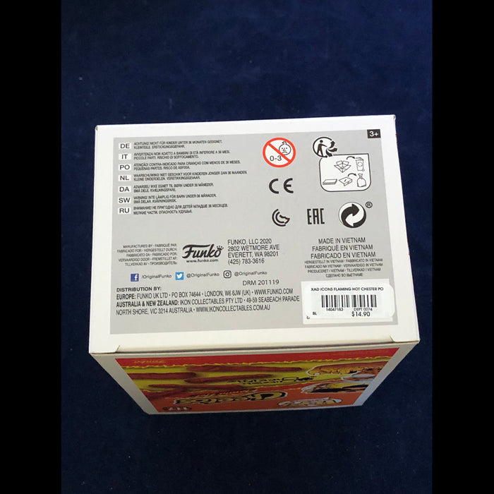 Funko Pop Funko Pop Ad Icons Chester Cheetah Flames Glow in the Dark BoxLunch Exclusive Rare Vaulted Vinyl Toy Art Figure