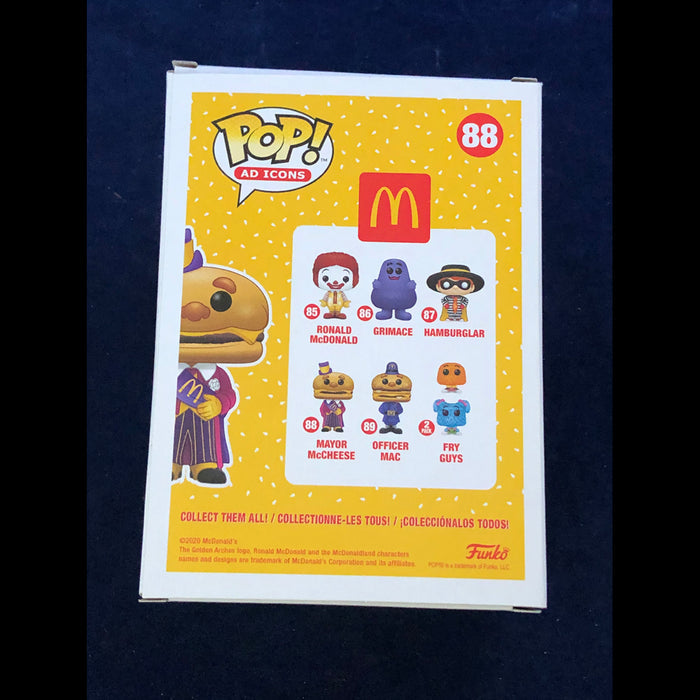 Funko Pop Funko Pop Ad Icons McDonalds Mayor McCheese Vinyl Toy Art Figure