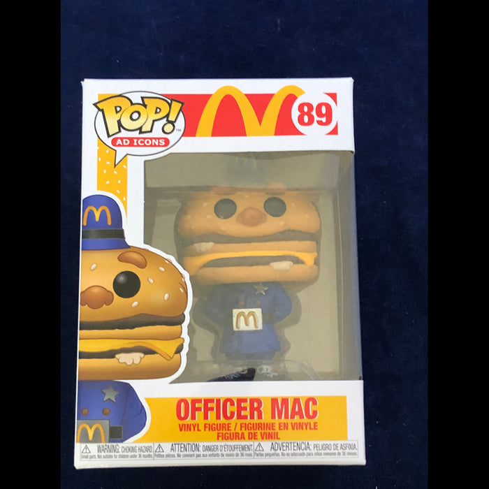 Funko Pop Funko Pop Ad Icons McDonalds Officer Mac Vinyl Toy Art Figure