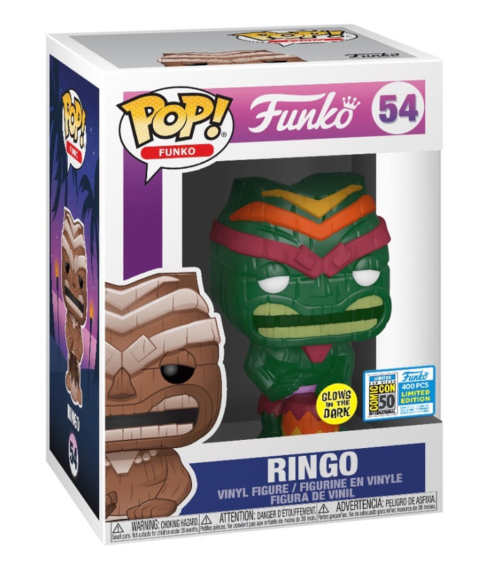 Funko Pop Spastik Plastik Ringo Green Glow in the Dark SDCC Sticker LE 400